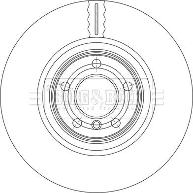 Borg & Beck BBD7010S - Kočioni disk www.molydon.hr