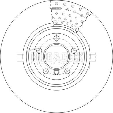 Borg & Beck BBD7013S - Kočioni disk www.molydon.hr