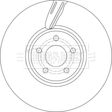 Borg & Beck BBD7017S - Kočioni disk www.molydon.hr