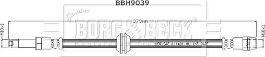 Borg & Beck BBH9039 - Kočiono crijevo, lajtung www.molydon.hr