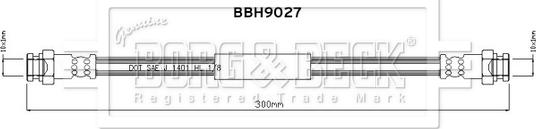 Borg & Beck BBH9027 - Kočiono crijevo, lajtung www.molydon.hr