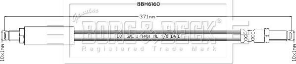 Borg & Beck BBH6160 - Kočiono crijevo, lajtung www.molydon.hr