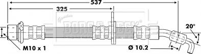 Borg & Beck BBH6852 - Kočiono crijevo, lajtung www.molydon.hr