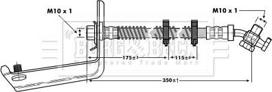 Borg & Beck BBH6804 - Kočiono crijevo, lajtung www.molydon.hr