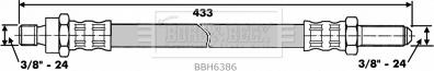 Borg & Beck BBH6386 - Kočiono crijevo, lajtung www.molydon.hr