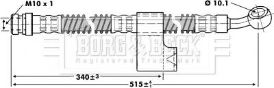 Borg & Beck BBH6799 - Kočiono crijevo, lajtung www.molydon.hr