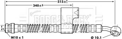 Borg & Beck BBH6798 - Kočiono crijevo, lajtung www.molydon.hr