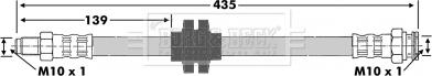 Borg & Beck BBH6720 - Kočiono crijevo, lajtung www.molydon.hr