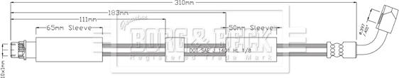 Borg & Beck BBH8911 - Kočiono crijevo, lajtung www.molydon.hr