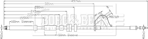 Borg & Beck BBH8920 - Kočiono crijevo, lajtung www.molydon.hr