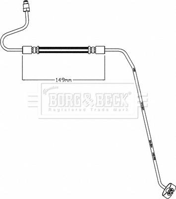 Borg & Beck BBH8445 - Kočiono crijevo, lajtung www.molydon.hr