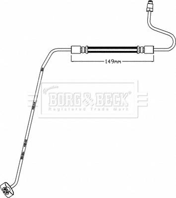 Borg & Beck BBH8446 - Kočiono crijevo, lajtung www.molydon.hr