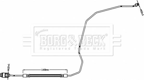 Borg & Beck BBH8466 - Kočiono crijevo, lajtung www.molydon.hr