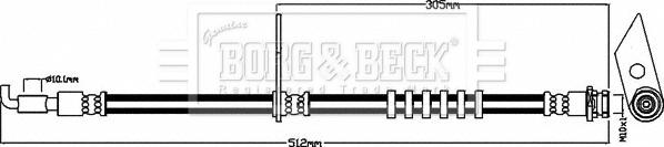 Borg & Beck BBH8467 - Kočiono crijevo, lajtung www.molydon.hr