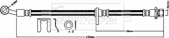 Borg & Beck BBH8400 - Kočiono crijevo, lajtung www.molydon.hr