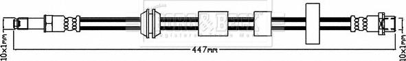 Borg & Beck BBH8555 - Kočiono crijevo, lajtung www.molydon.hr