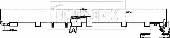 Borg & Beck BBH8508 - Kočiono crijevo, lajtung www.molydon.hr