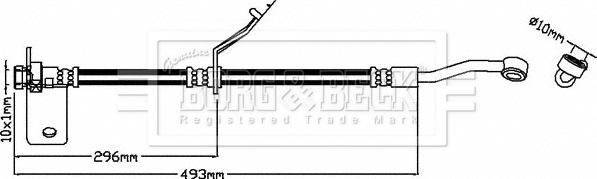 Borg & Beck BBH8521 - Kočiono crijevo, lajtung www.molydon.hr