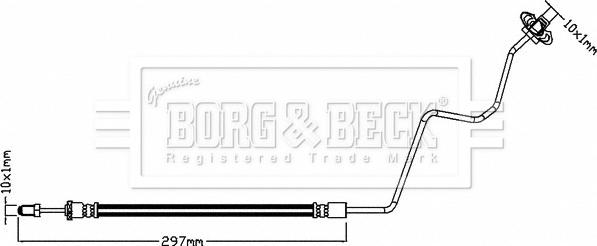 Borg & Beck BBH8320 - Kočiono crijevo, lajtung www.molydon.hr