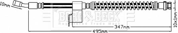 Borg & Beck BBH8791 - Kočiono crijevo, lajtung www.molydon.hr