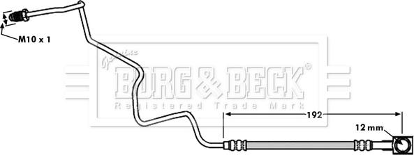 Borg & Beck BBH7935 - Kočiono crijevo, lajtung www.molydon.hr