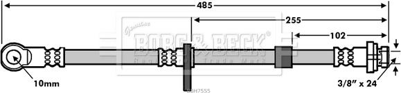 Borg & Beck BBH7555 - Kočiono crijevo, lajtung www.molydon.hr