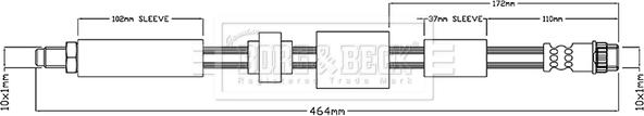 Borg & Beck BBH7516 - Kočiono crijevo, lajtung www.molydon.hr