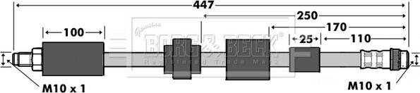 Borg & Beck BBH7530 - Kočiono crijevo, lajtung www.molydon.hr