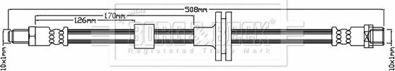 Borg & Beck BBH7086 - Kočiono crijevo, lajtung www.molydon.hr