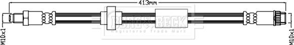 Borg & Beck BBH7134 - Kočiono crijevo, lajtung www.molydon.hr