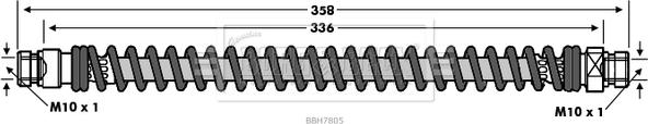 Borg & Beck BBH7805 - Kočiono crijevo, lajtung www.molydon.hr