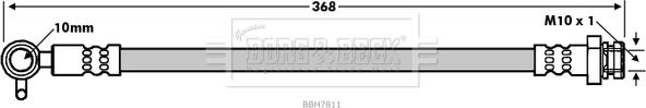 Borg & Beck BBH7811 - Kočiono crijevo, lajtung www.molydon.hr