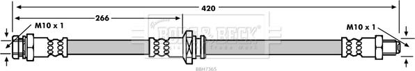 Borg & Beck BBH7365 - Kočiono crijevo, lajtung www.molydon.hr