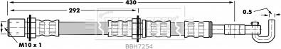 Borg & Beck BBH7254 - Kočiono crijevo, lajtung www.molydon.hr