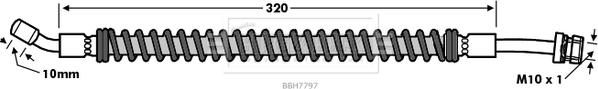 Borg & Beck BBH7797 - Kočiono crijevo, lajtung www.molydon.hr