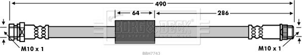 Borg & Beck BBH7743 - Kočiono crijevo, lajtung www.molydon.hr