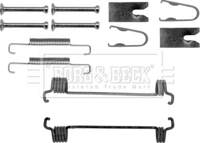 Borg & Beck BBK6164 - Komplet pribora, kočione papuce rucne kočnice www.molydon.hr