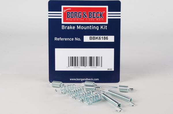 Borg & Beck BBK6186 - Komplet pribora, kočione papuce rucne kočnice www.molydon.hr