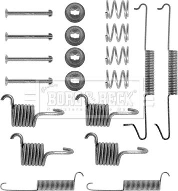 Borg & Beck BBK6126 - Komplet pribora, kočione papuce rucne kočnice www.molydon.hr