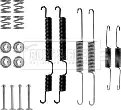 Borg & Beck BBK6179 - Komplet pribora, kočione papuce rucne kočnice www.molydon.hr