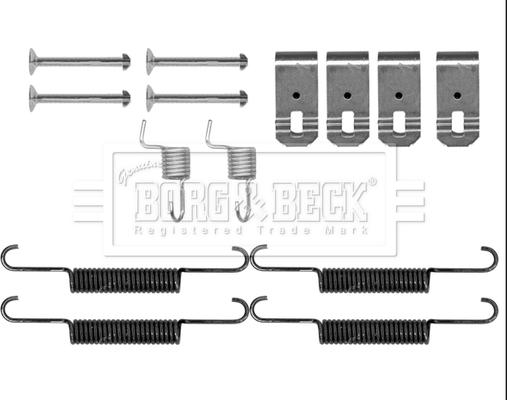 Borg & Beck BBK6321 - Komplet pribora, kočione papuce rucne kočnice www.molydon.hr