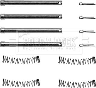 Borg & Beck BBK1475 - Komplet pribora, Pločica disk kočnice www.molydon.hr