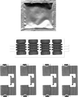 Borg & Beck BBK1504 - Komplet pribora, Pločica disk kočnice www.molydon.hr