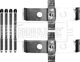 Borg & Beck BBK1580 - Komplet pribora, Pločica disk kočnice www.molydon.hr