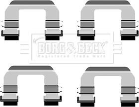 Borg & Beck BBK1536 - Komplet pribora, Pločica disk kočnice www.molydon.hr