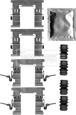 Borg & Beck BBK1522 - Komplet pribora, Pločica disk kočnice www.molydon.hr
