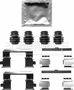 Borg & Beck BBK1648 - Komplet pribora, Pločica disk kočnice www.molydon.hr