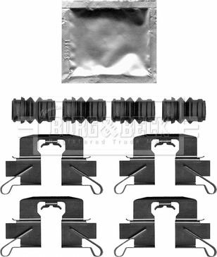 Borg & Beck BBK1647 - Komplet pribora, Pločica disk kočnice www.molydon.hr