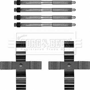 Borg & Beck BBK1652 - Komplet pribora, Pločica disk kočnice www.molydon.hr