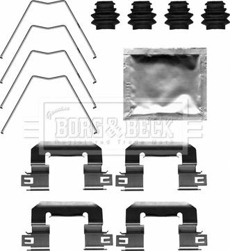 Borg & Beck BBK1664 - Komplet pribora, Pločica disk kočnice www.molydon.hr